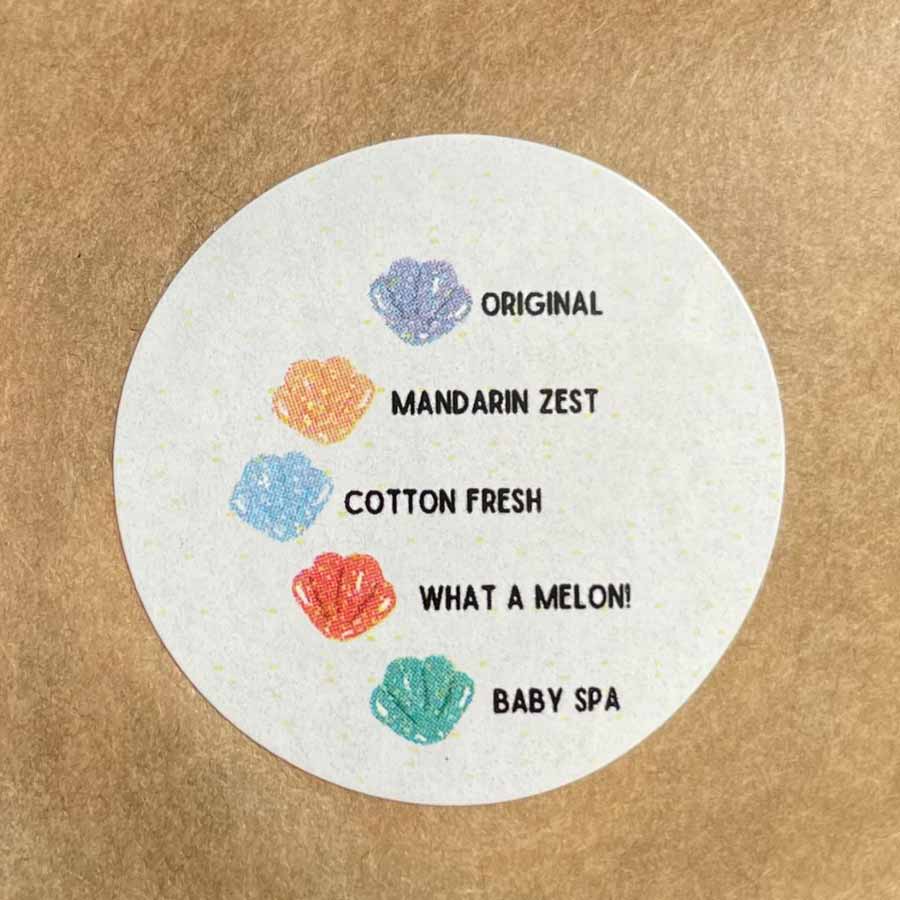 Cloth Off Sample Poppets Cloth Wipes Solution Sample Pack of 5 - Nappy Lady