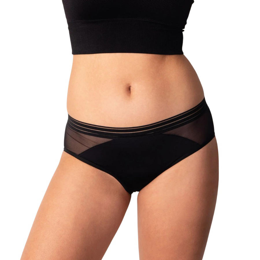 New Ruby Love Bliss Black Hipster Period Underwear, Small