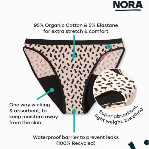 Nora Reusable Sanitary Protection - The Period Lady